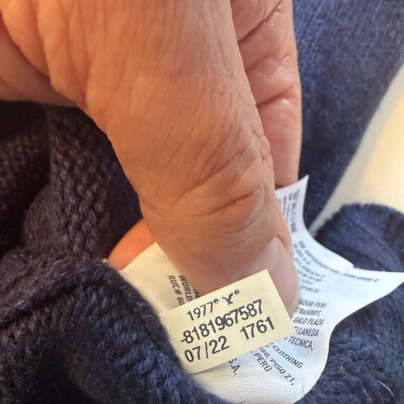 EUC American Eagle Men's XL Tall Pullover Hooded Sweater Aztec Southwest - Picture 6 of 6